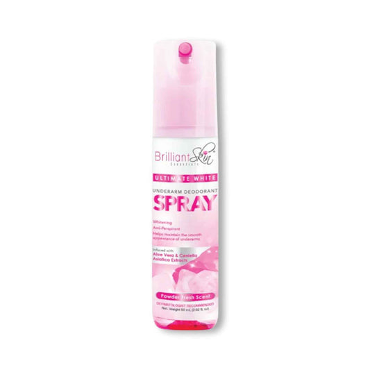 Buy Brilliant Skin Essentials, Ultimate White Underarm Deodorant Spray 60ml online in Qatar
