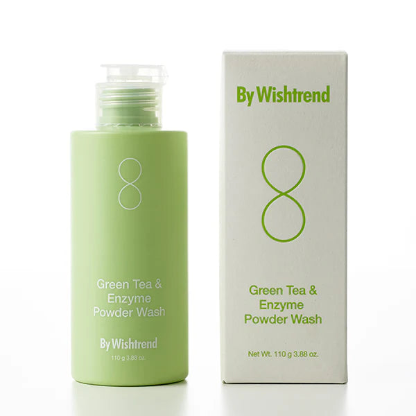 By Wishtrend, Green Tea & Enzyme Powder Wash 110g All About Skin Doha Skincare Qatar Beauty Cosmetics Available in Qatar Available in Qatar Store all about skin doha qatar skincare cosmetics beauty