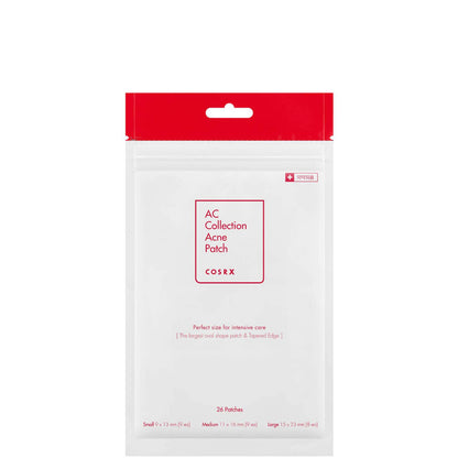 COSRX, AC Collection Acne Patch 26each (POUCH) (15x23mm Large 8 each, 11x16mm Medium 9 each, 9x13mm All About Skin Doha Skincare Qatar Beauty Cosmetics Available in Qatar Available in Qatar Store all about skin doha qatar skincare cosmetics beauty