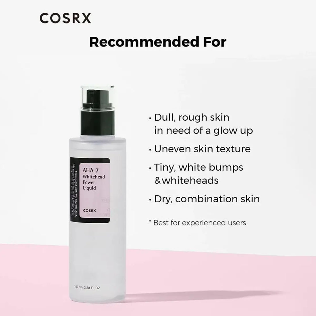 COSRX, AHA 7 Whitehead Power Liquid 100ml All About Skin Doha Skincare Qatar Beauty Cosmetics Available in Qatar Available in Qatar Store all about skin doha qatar skincare cosmetics beauty