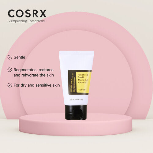 COSRX, Advanced Snail Mucin Gel Cleanser 150ml All About Skin Doha Skincare Qatar Beauty Cosmetics Available in Qatar Available in Qatar Store all about skin doha qatar skincare cosmetics beauty