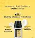 COSRX, Advanced Snail Radiance Dual Essence 80ml All About Skin Doha Skincare Qatar Beauty Cosmetics Available in Qatar Available in Qatar Store all about skin doha qatar skincare cosmetics beauty