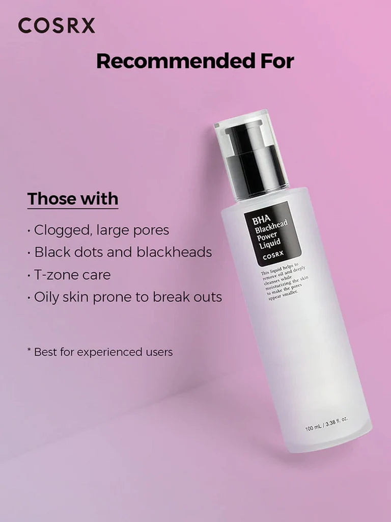 COSRX, BHA Blackhead Power Liquid 100ml All About Skin Doha Skincare Qatar Beauty Cosmetics Available in Qatar Available in Qatar Store all about skin doha qatar skincare cosmetics beauty