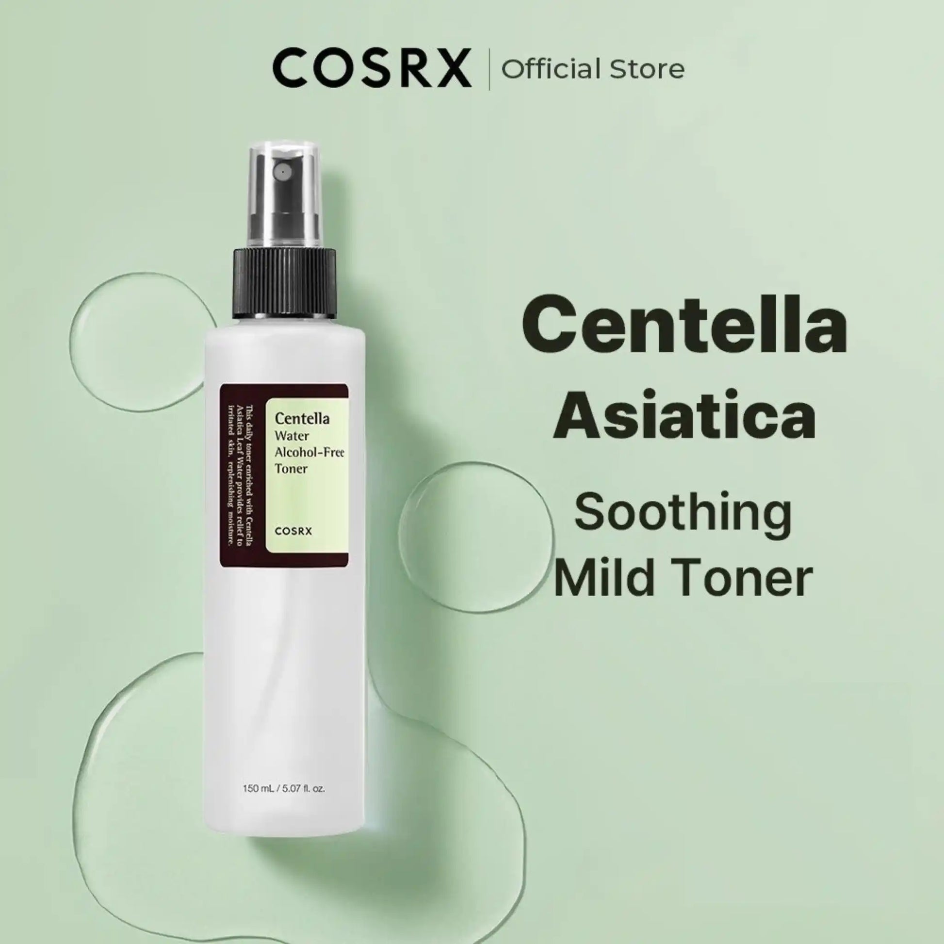 Shop COSRX, Centella Water Alcohol-Free Toner 150ml Online in Qatar