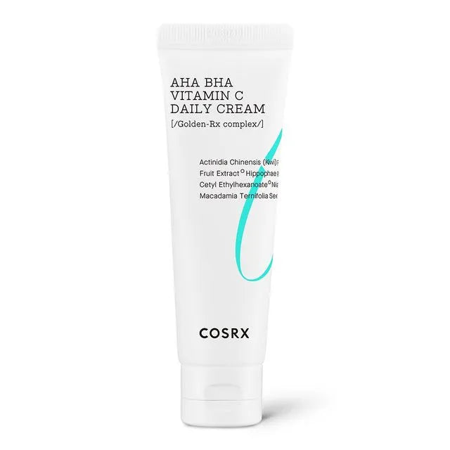 COSRX, Refresh AHA BHA Vitamin C Daily Cream 50ml All About Skin Doha Skincare Qatar Beauty Cosmetics Available in Qatar Available in Qatar Store all about skin doha qatar skincare cosmetics beauty