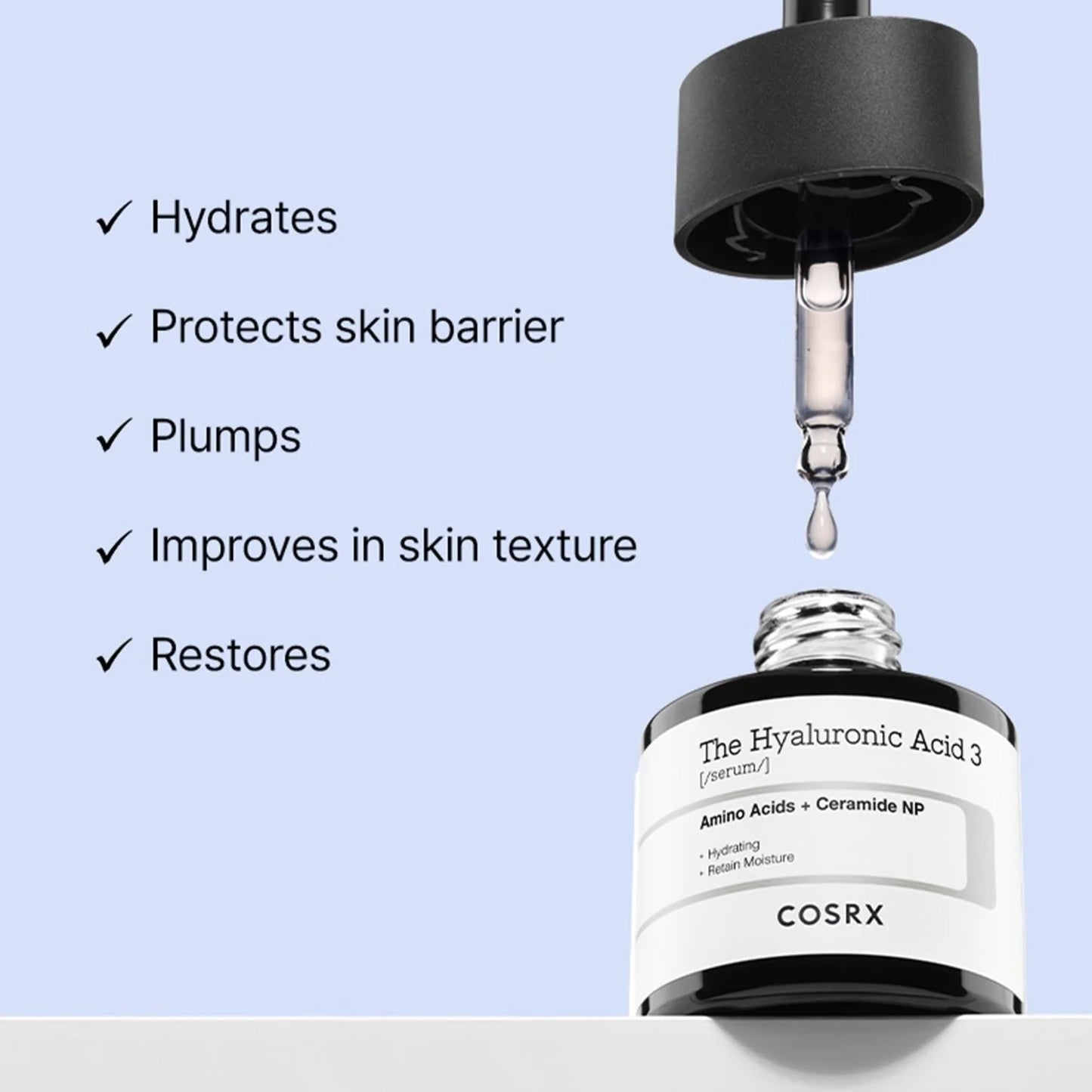COSRX The Hyaluronic Acid 3 Serum Qatar Intensive Hydration All