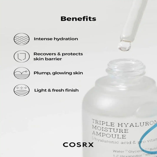 Buy COSRX Triple Hyaluronic Moisture Ampoule 40ml online in Qatar