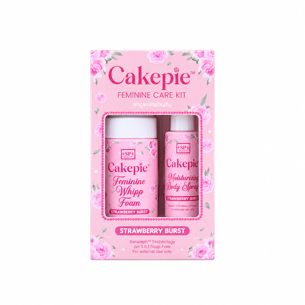 Cakepie, Feminine Care Kit Strawberry Burst 100ML