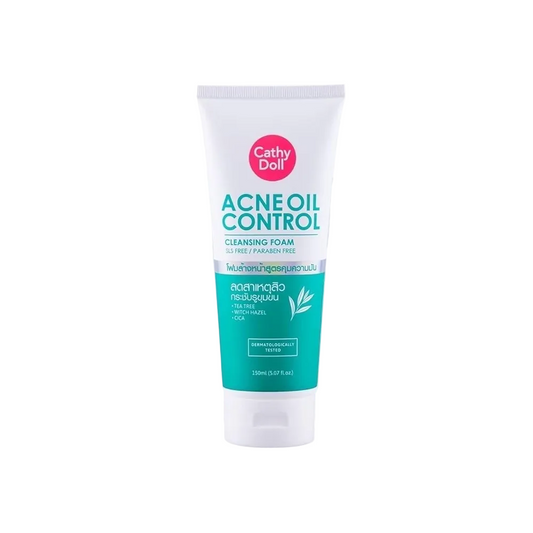 Cathy Doll, Acne Oil Control Cleansing Foam 150ml, all about skin doha, skincare, qatar, beauty, cosmetics, trending, tiktok, snapchat, facebook, instagram, Perfume, reels, hightlights, followers, fyp