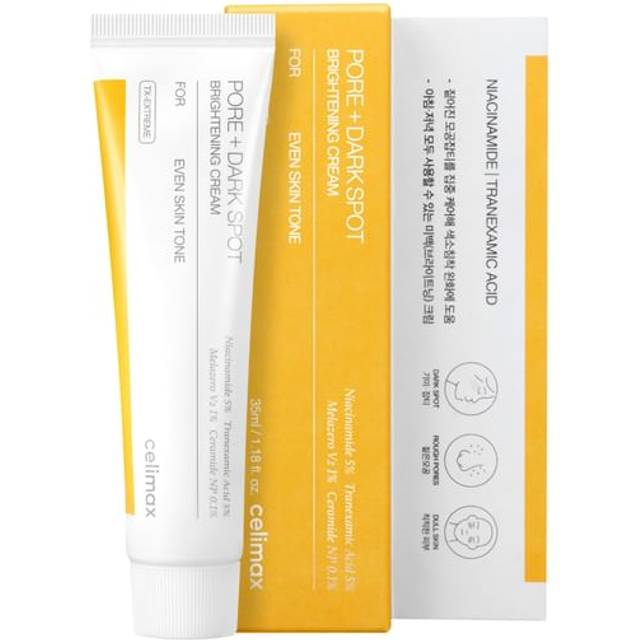 Celimax, Pore + Dark Spot Brightening Cream 35ml,2 all about skin doha, skincare, qatar, beauty, cosmetics, trending, tiktok, snapchat, facebook, instagram, Perfume, reels, hightlights, followers, fyp