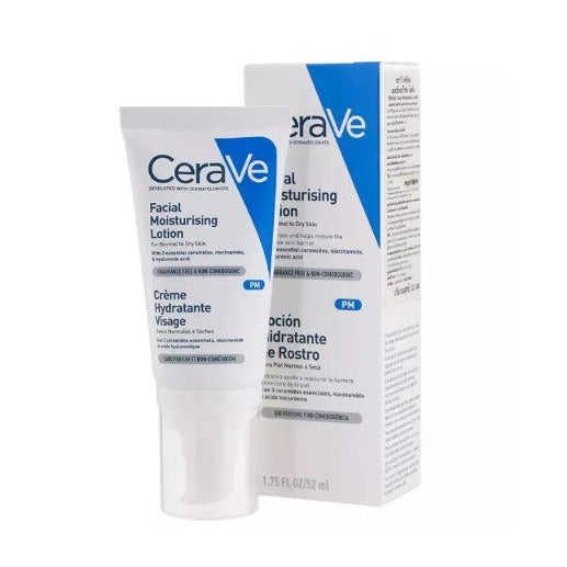 CeraVe, Facial Moisturising Lotion PM 52ml All About Skin Doha Skincare Qatar Beauty Cosmetics Available in Qatar Available in Qatar Store all about skin doha qatar skincare cosmetics beauty