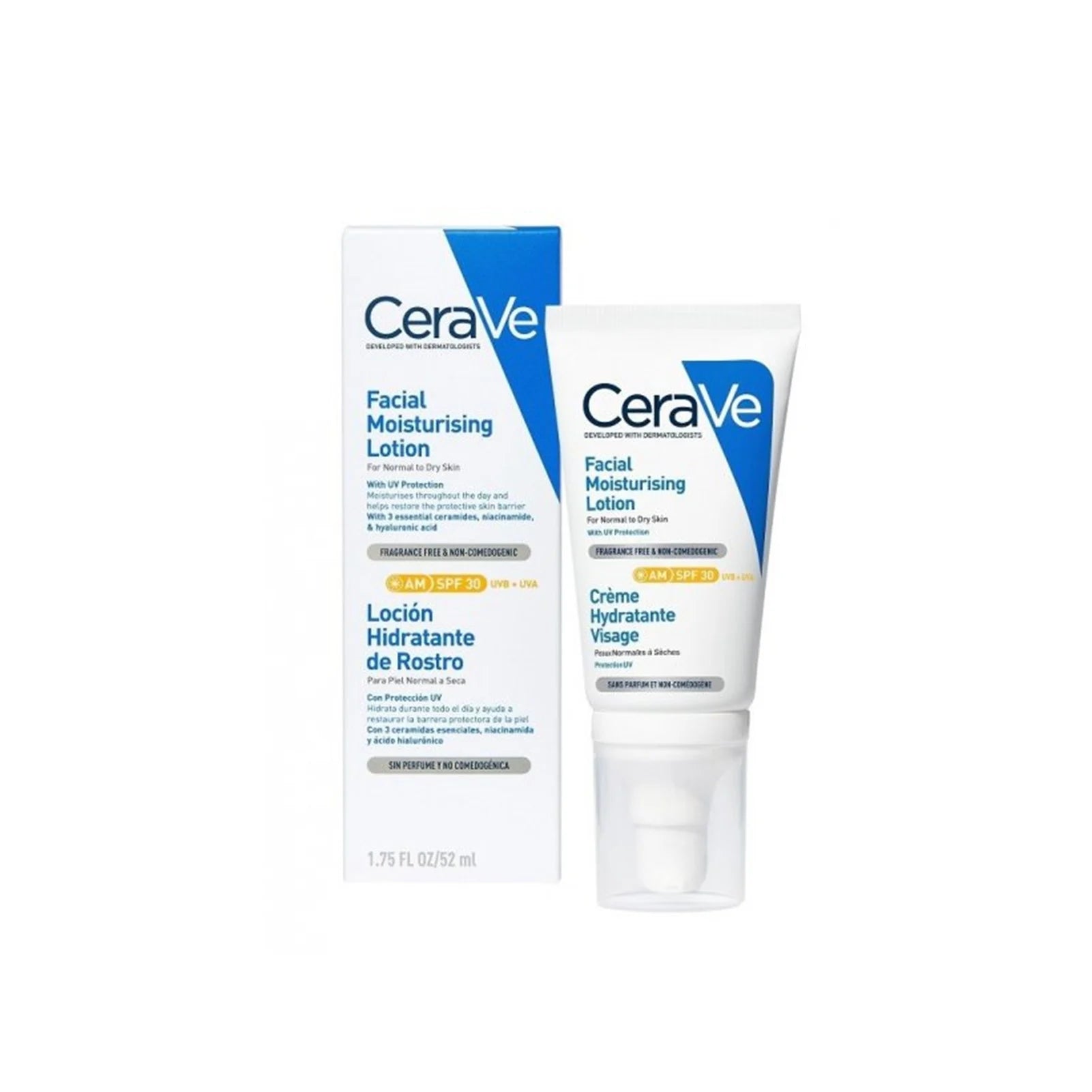 CeraVe, Facial Moisturizing Lotion SPF30 52ml All About Skin Doha Skincare Qatar Beauty Cosmetics Available in Qatar Available in Qatar Store all about skin doha qatar skincare cosmetics beauty