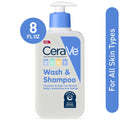 CeraVe, Baby Wash & Shampoo 237ml All About Skin Doha Skincare Qatar Beauty Cosmetics Available in Qatar Available in Qatar Store all about skin doha qatar skincare cosmetics beauty