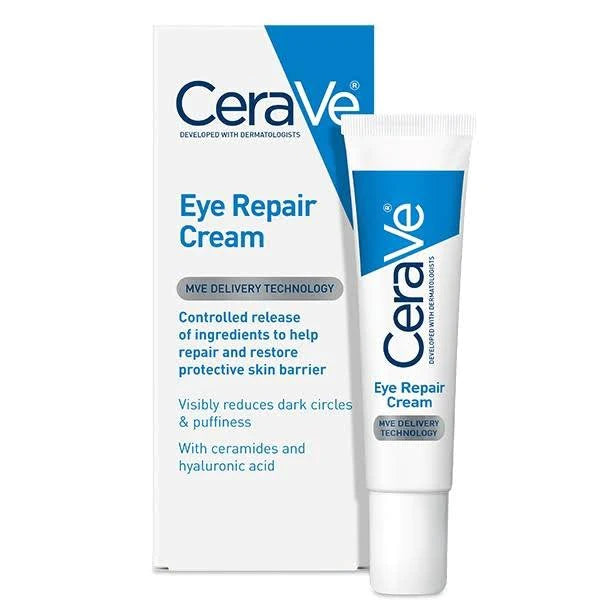 CeraVe, Eye Repair Cream 14.2g All About Skin Doha Skincare Qatar Beauty Cosmetics Available in Qatar Available in Qatar Store all about skin doha qatar skincare cosmetics beauty