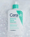 CeraVe, Foaming Cleanser Normal to Oily Skin  All About Skin Doha Skincare Qatar Beauty Cosmetics Available in Qatar Available in Qatar Store all about skin doha qatar skincare cosmetics beauty