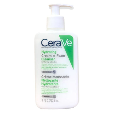Buy CeraVe Hydrating Cream to Foam Cleanser Normal to Dry Skin 236ml Online in Qatar