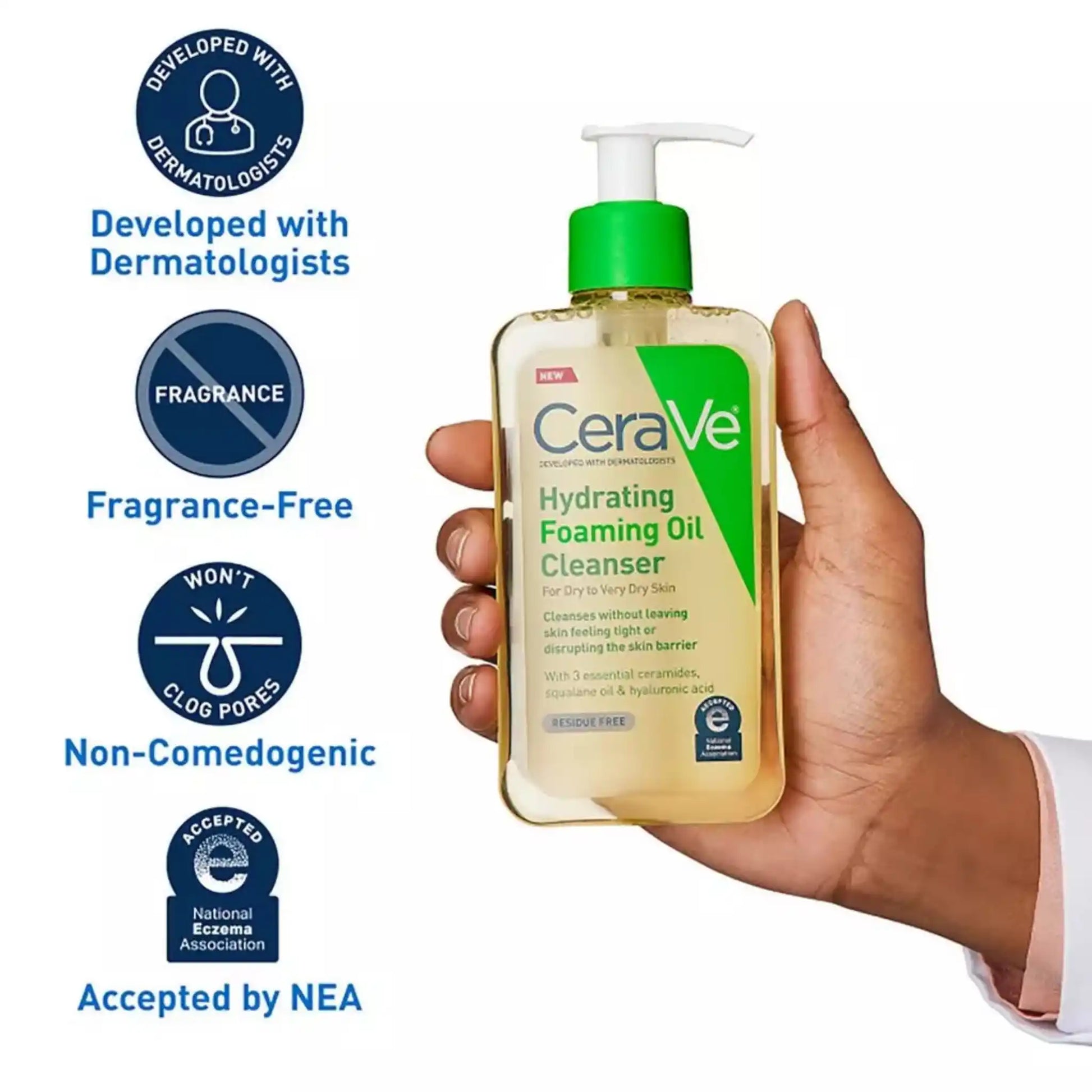 CeraVe, Hydrating Foaming Oil Cleanser price in Qatar