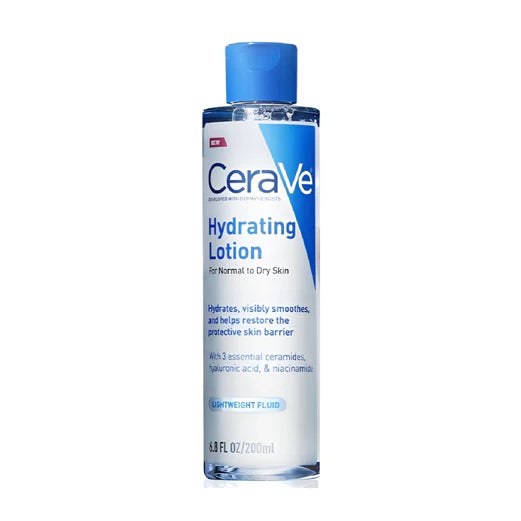 CeraVe, Hydrating Lotion Lightweight Fluid 200ml  doha, qatar, skincare, available, daily, routine, allaboutskindoha, all about skin doha, bestselling, best, mostselling, most, beauty, product,