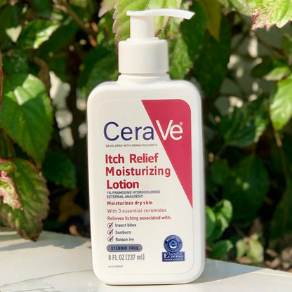 CeraVe, Itch Relief Moisturizing Lotion 237ml All About Skin Doha Skincare Qatar Beauty Cosmetics Available in Qatar Available in Qatar Store all about skin doha qatar skincare cosmetics beauty