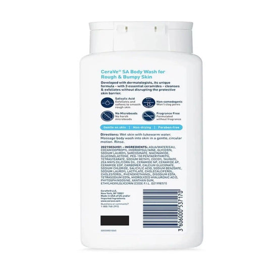 CeraVe, SA Body Wash for Rough & Bumpy Skin 296ml Price in Qatar