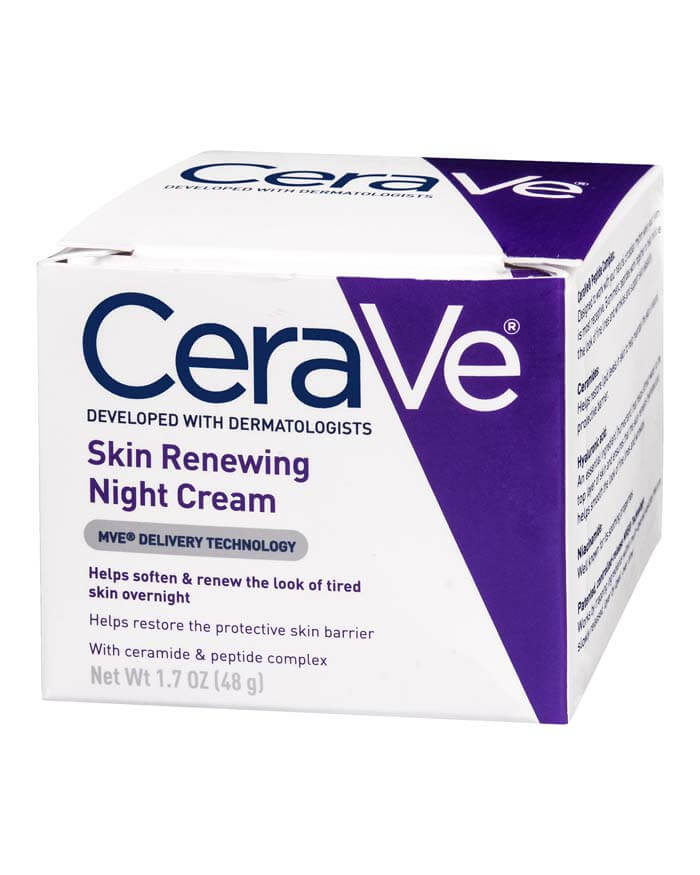 CeraVe, Skin Renewing Night Cream 48g All About Skin Doha Skincare Qatar Beauty Cosmetics Available in Qatar Available in Qatar Store all about skin doha qatar skincare cosmetics beauty