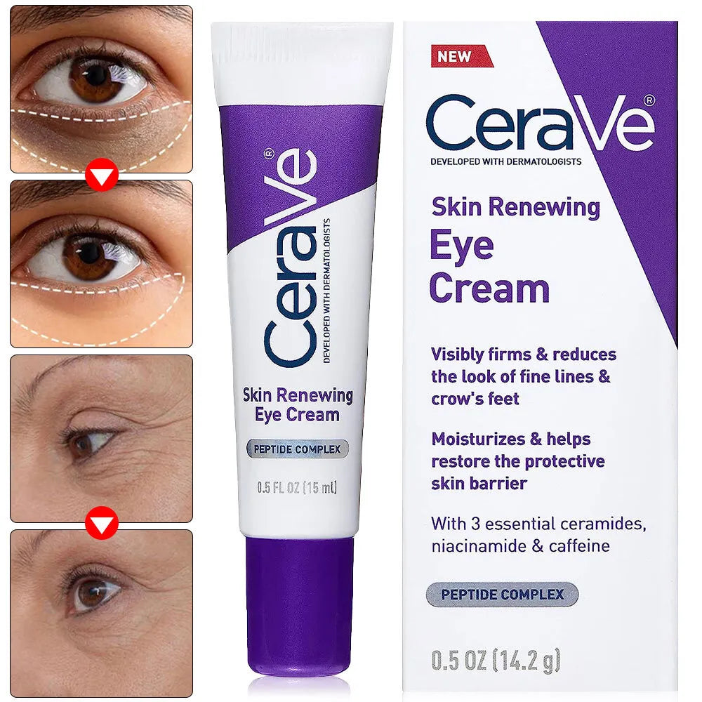 Cerave, Skin Renewing Eye Cream 14.2g All About Skin Doha Skincare Qatar Beauty Cosmetics Available in Qatar Available in Qatar Store all about skin doha qatar skincare cosmetics beauty