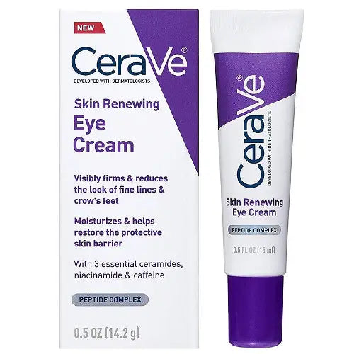 Cerave, Skin Renewing Eye Cream 14.2g All About Skin Doha Skincare Qatar Beauty Cosmetics Available in Qatar Available in Qatar Store all about skin doha qatar skincare cosmetics beauty