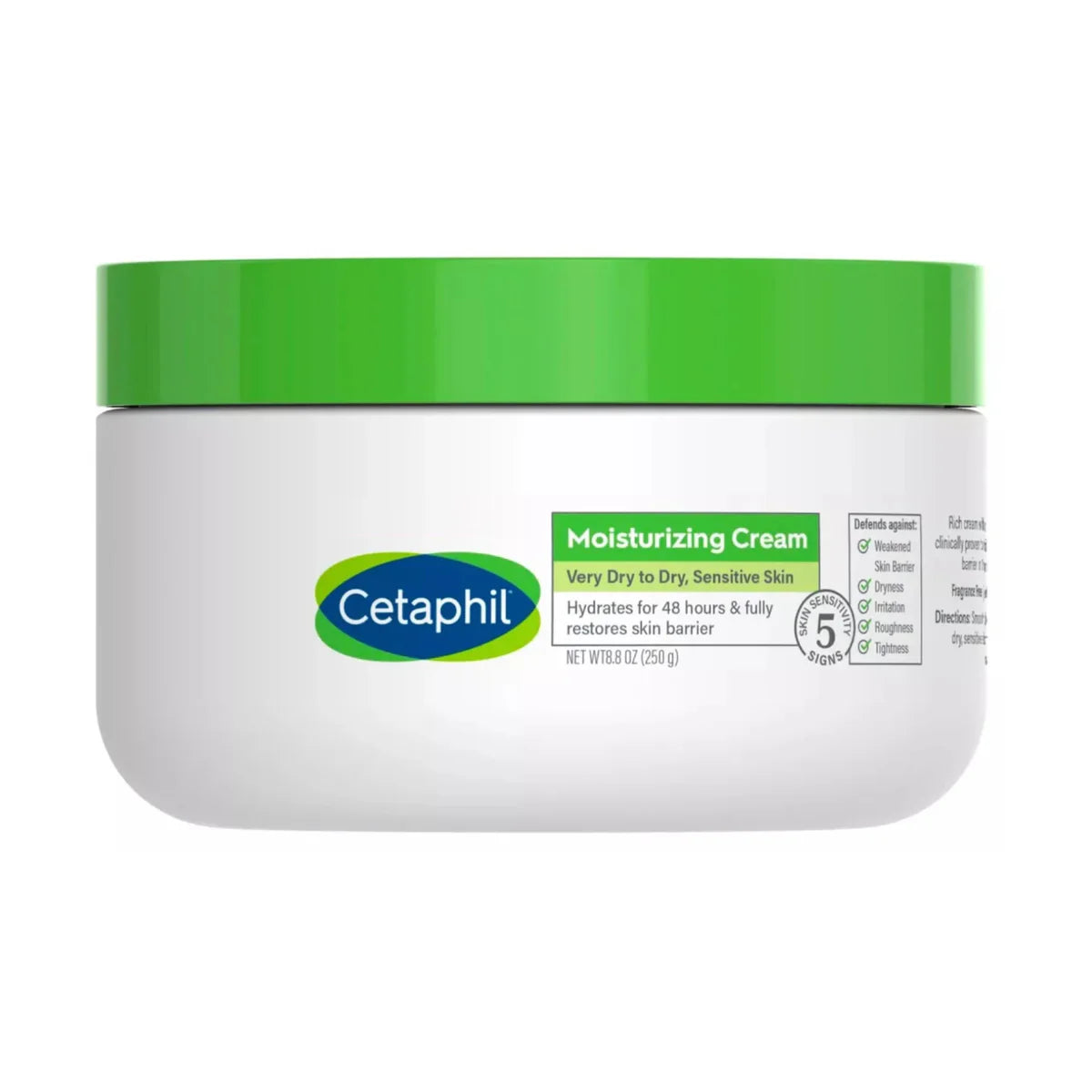 Buy Cetaphil, Moisturizing Cream Very Dry to Dry, Sensitive Skin 250g Online in Qatar