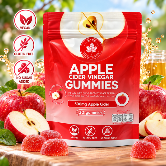 Gabe, Apple Cider Vinegar Gummies 500mg 30 Gummies