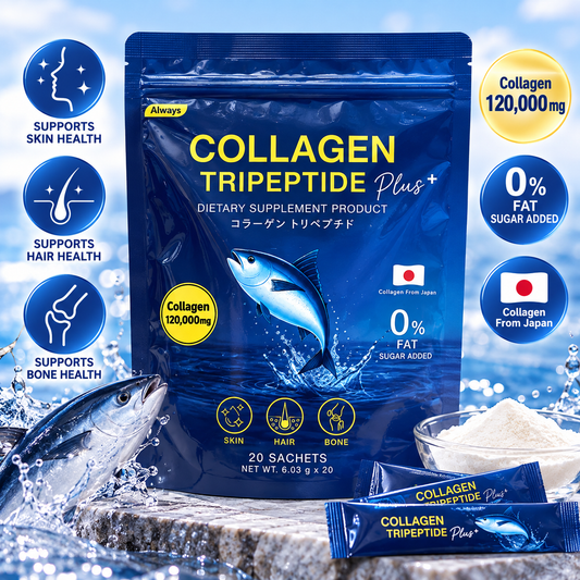 Always, Collagen Tripeptide Plus+ Dietary Supplement Product 20 Sachets