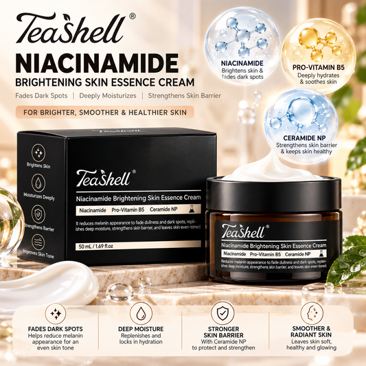Teashell, Niacinamide Brightening Skin Essence Cream 50ml