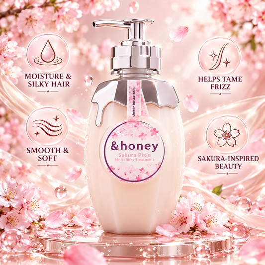 &Honey, Sakura Pixie Moist Silky Trearment 440g