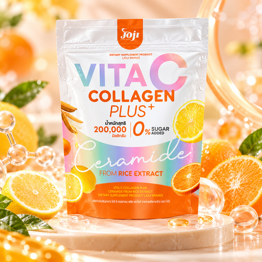 Joji, Vita C Collagen Plus+ Ceramide From Rice Extract 10 Sachets (AASD)