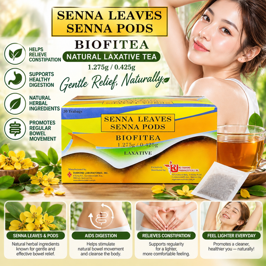 Senna, Biofitea Herbal Tea (30 Tea Bags)