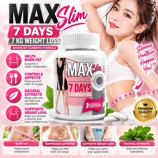 JP Natural Cosmetics, Max Slim 7days 30capsules