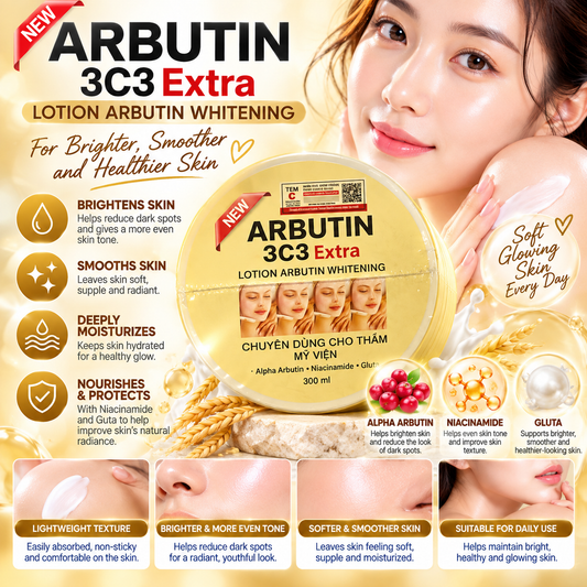 Arbutine, 3C3 Whitening Body Cream 300g