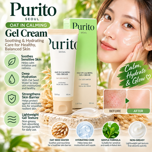 Purito, Oat-In Calming Gel Cream 100ml