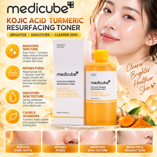 Medicube, Kojic Acid Turmeric Resurfacing Toner 250ml