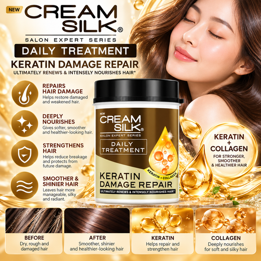 Cream Silk, Salon Expert Treatment Keratin Damage Repair 650ml