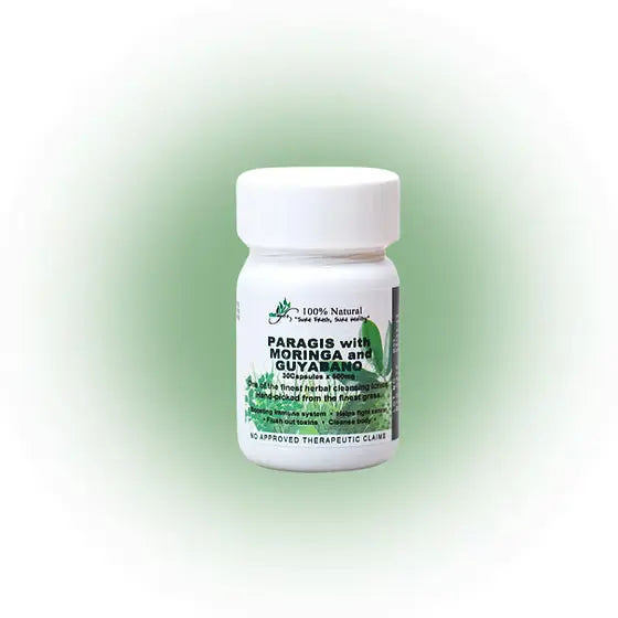 Buy Chef Aybs, PARAGIS with Moringa and Guyabano 60 Capsules x 500mg Online in Qatar