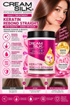 Cream Silk, Salon Expert Treatment Keratin Rebond Straight 650ml (AASD)