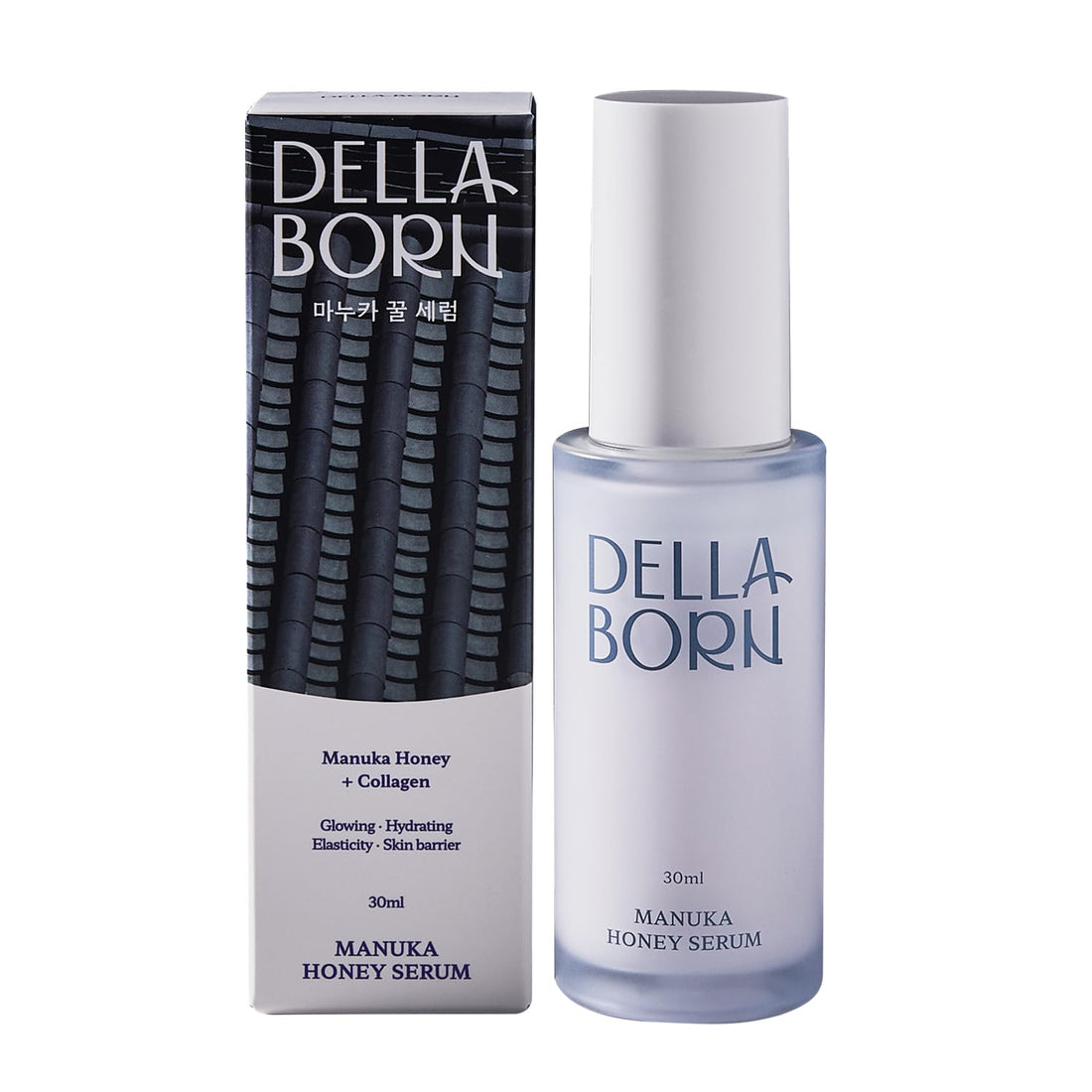 DELLA BORN, Manuka Honey + Collagen 30ml - allaboutskindoha_skincare_qatar_beauty_cosmetics_trending_tiktok_snapchat_facebook_instagram_Perfume_reels_hightlights_followers