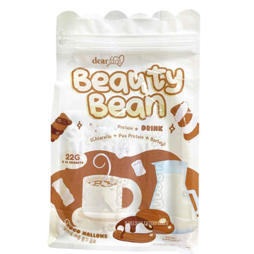 Buy Dear Face, Beauty Milk Bean Choco Mallows Weight Gain Drink 18g Online in Qatar