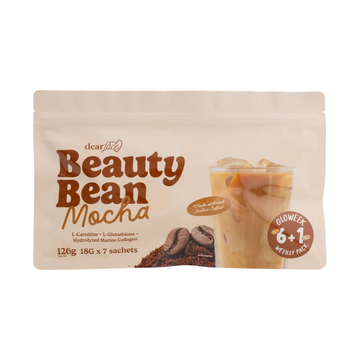 Dear Face, Beauty Bean Premium Korean Mocha Coffee (7 sachets x 18g)