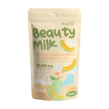 Buy Dear Face, Beauty Milk Premium Japanese Melon Collagen Drink 10sachets Online in Qatar