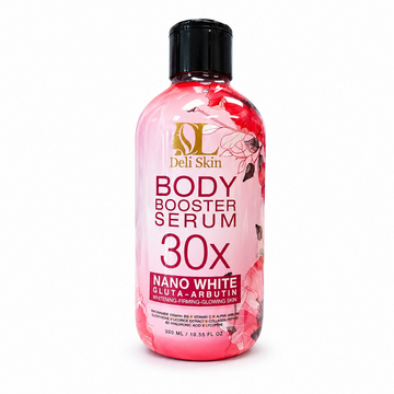 Deli Skin, Bosy Booster Serum 30x Nano White Gluta-Arbutin 300ml, all about skin doha, skincare, qatar, beauty, cosmetics, trending, tiktok, snapchat, facebook, instagram, Perfume, reels, hightlights, followers, fyp
