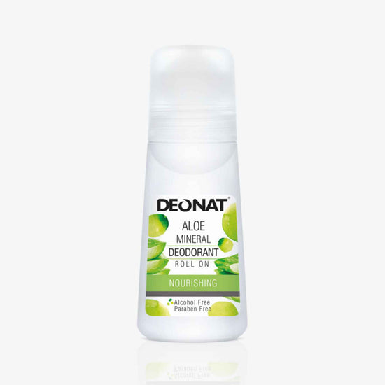 Buy Deonat, Aloe Mineral Deodorant Spray Roll On Nourishing 65ml online in Qatar