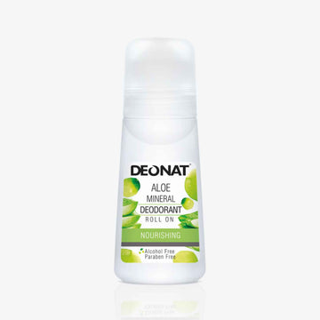 Buy Deonat, Aloe Mineral Deodorant Spray Roll On Nourishing 65ml online in Qatar