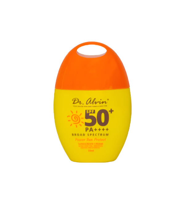 Dr.Alvin, Power Sun Protect Sunscreen Cream 50ml, all about skin doha, skincare, qatar, trending, tiktok, snapchat, facebook, instagram, beauty, cosmetics