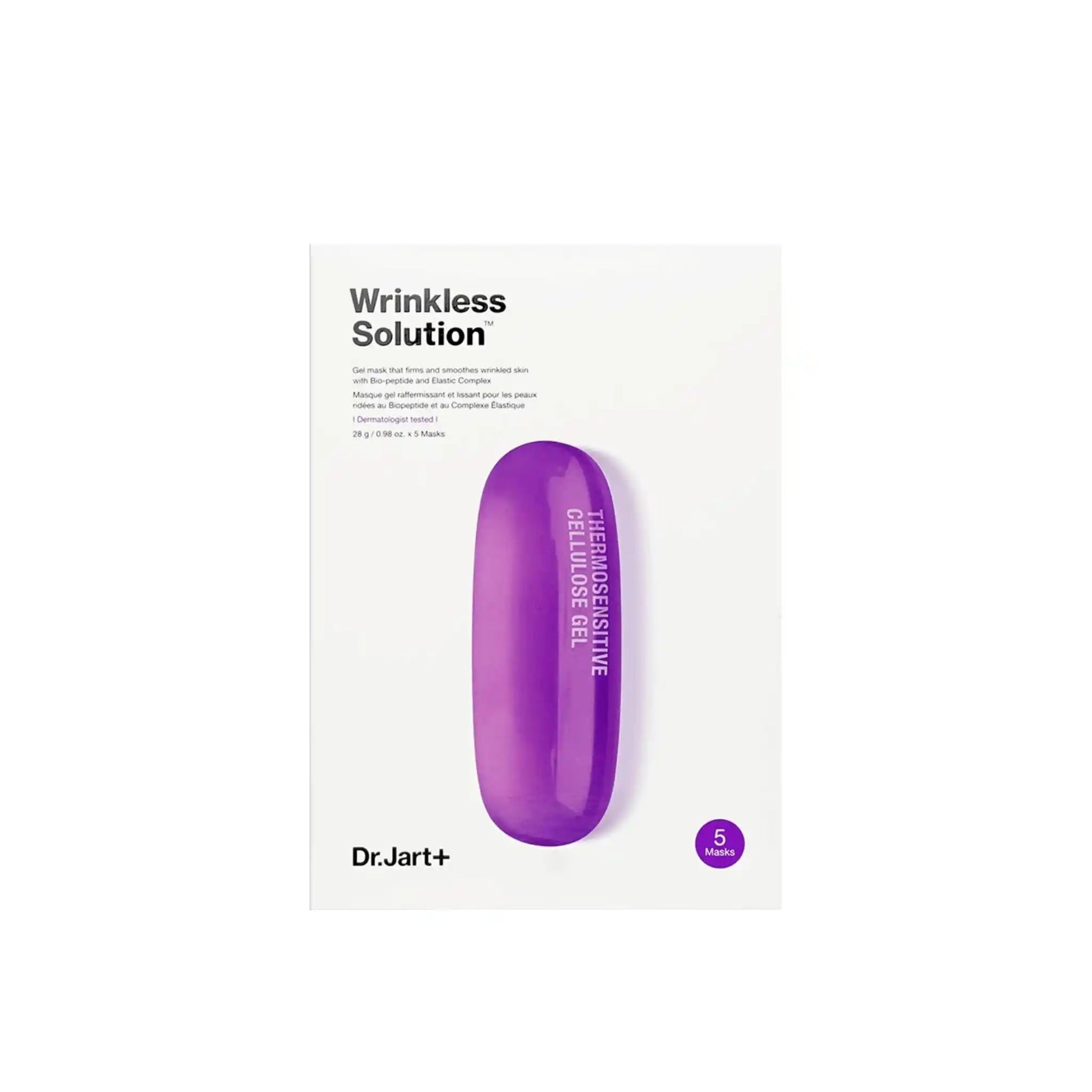 Buy Dr. Jart, Dermask Intra Jet Wrinkless Solution 5 Sheet Masks (25g x 5) Online in Qatar